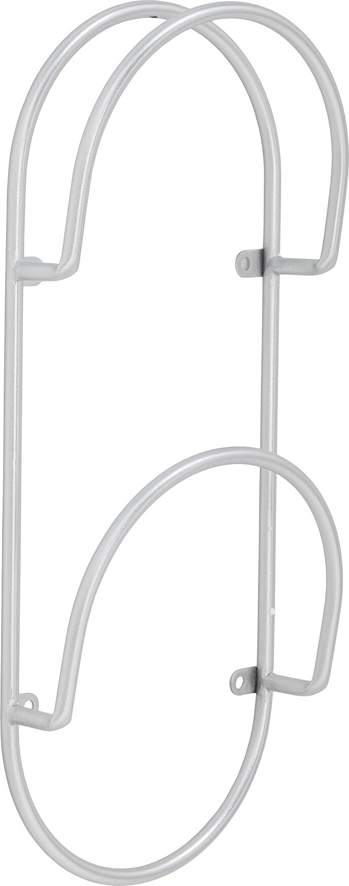 Bloomingville - Carlton Magasinholder Til Væg - Sølv - Metal