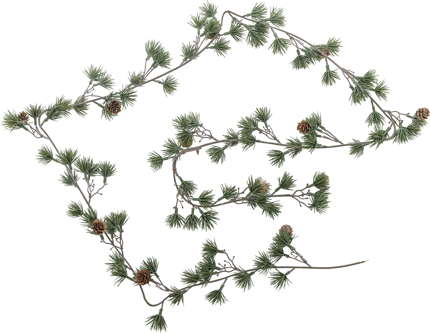 Bloomingville - Cedar Guirlande, Grøn, Kunstige Blomster, L200xW8 cm
