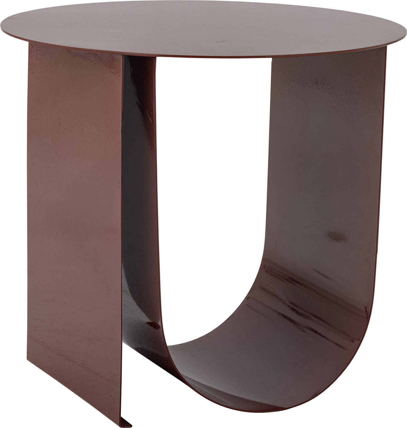Bloomingville - Cher Sidebord, Rød, Metal, D43xH38 cm