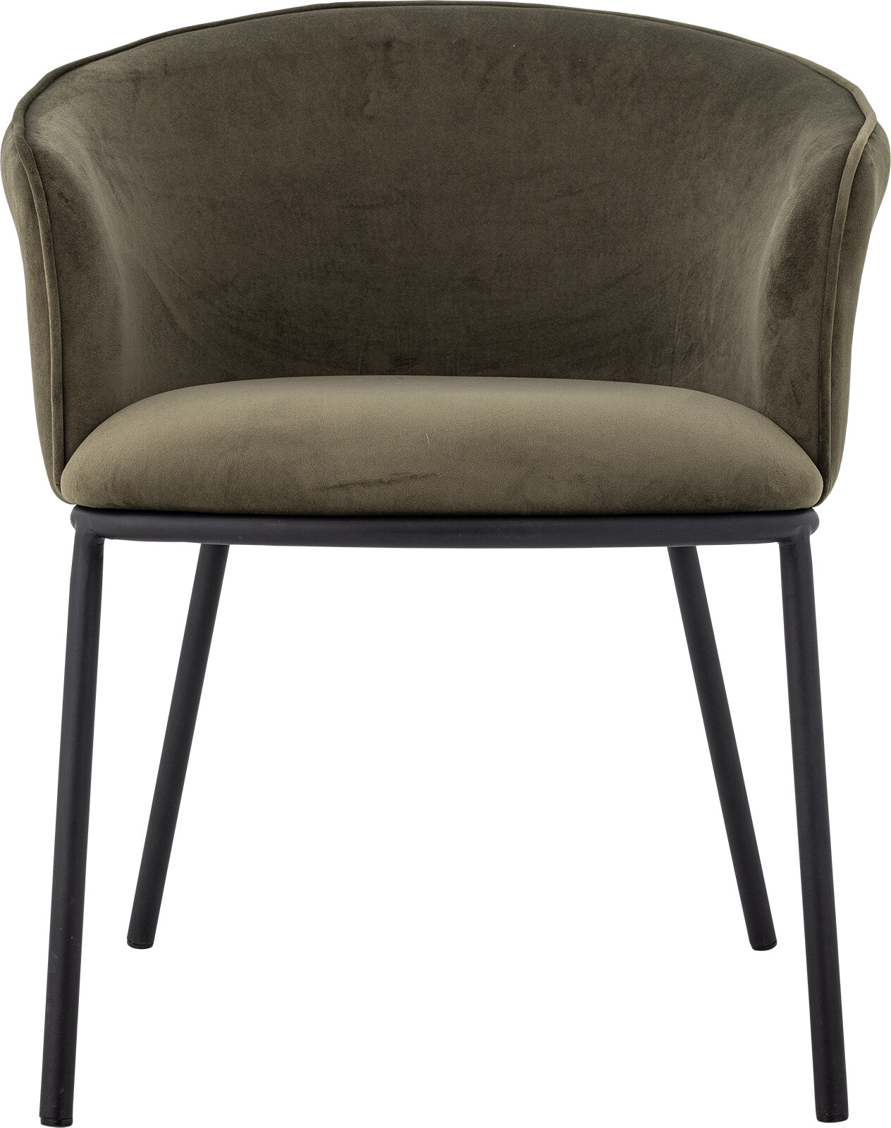 Bloomingville - Cortone Spisebordsstol, Grøn, Genanvendt Polyester, L60xH76xW63 cm