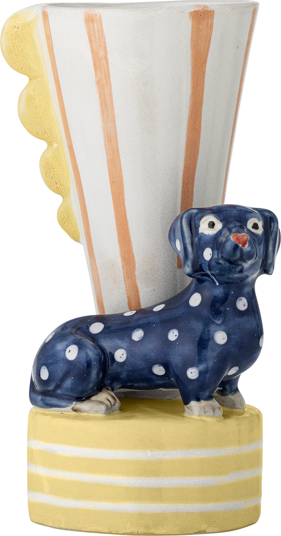 Bloomingville - Dachsy Vase - Stentøj - 21,5 Cm