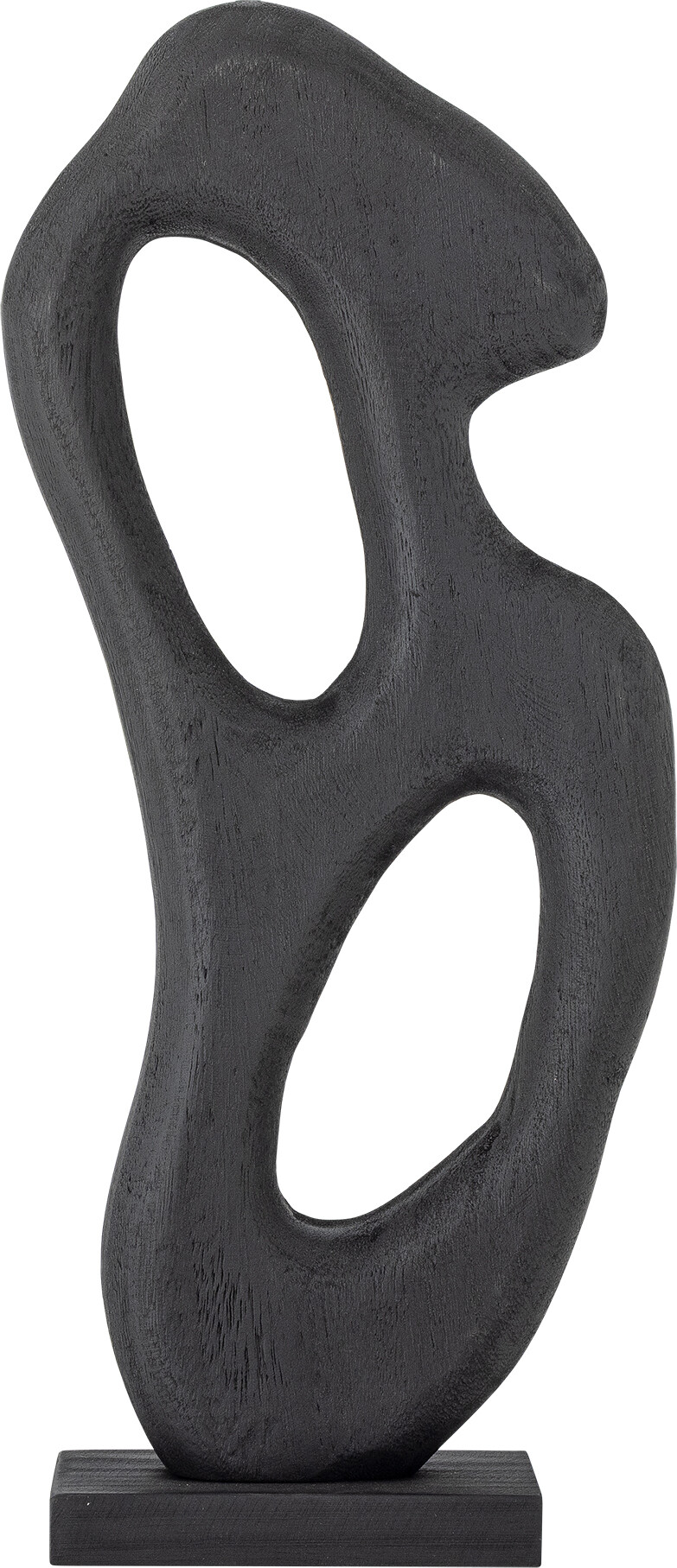 Bloomingville - Elya Skulptur Dekoration - Sort - Fyrretræ