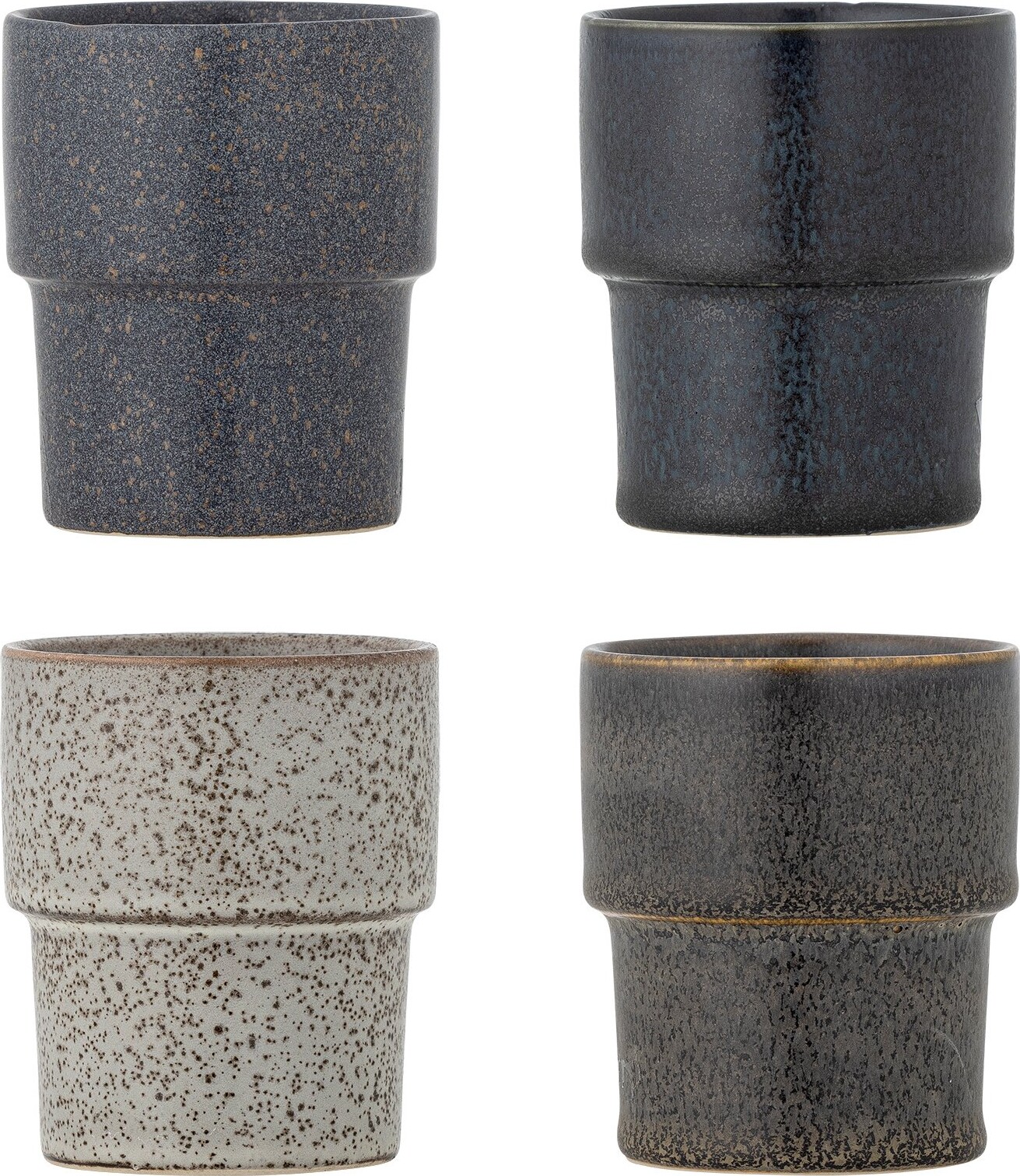 Bloomingville - Ewan Kopper - Brun - 4 Stk. - Stentøj Keramik