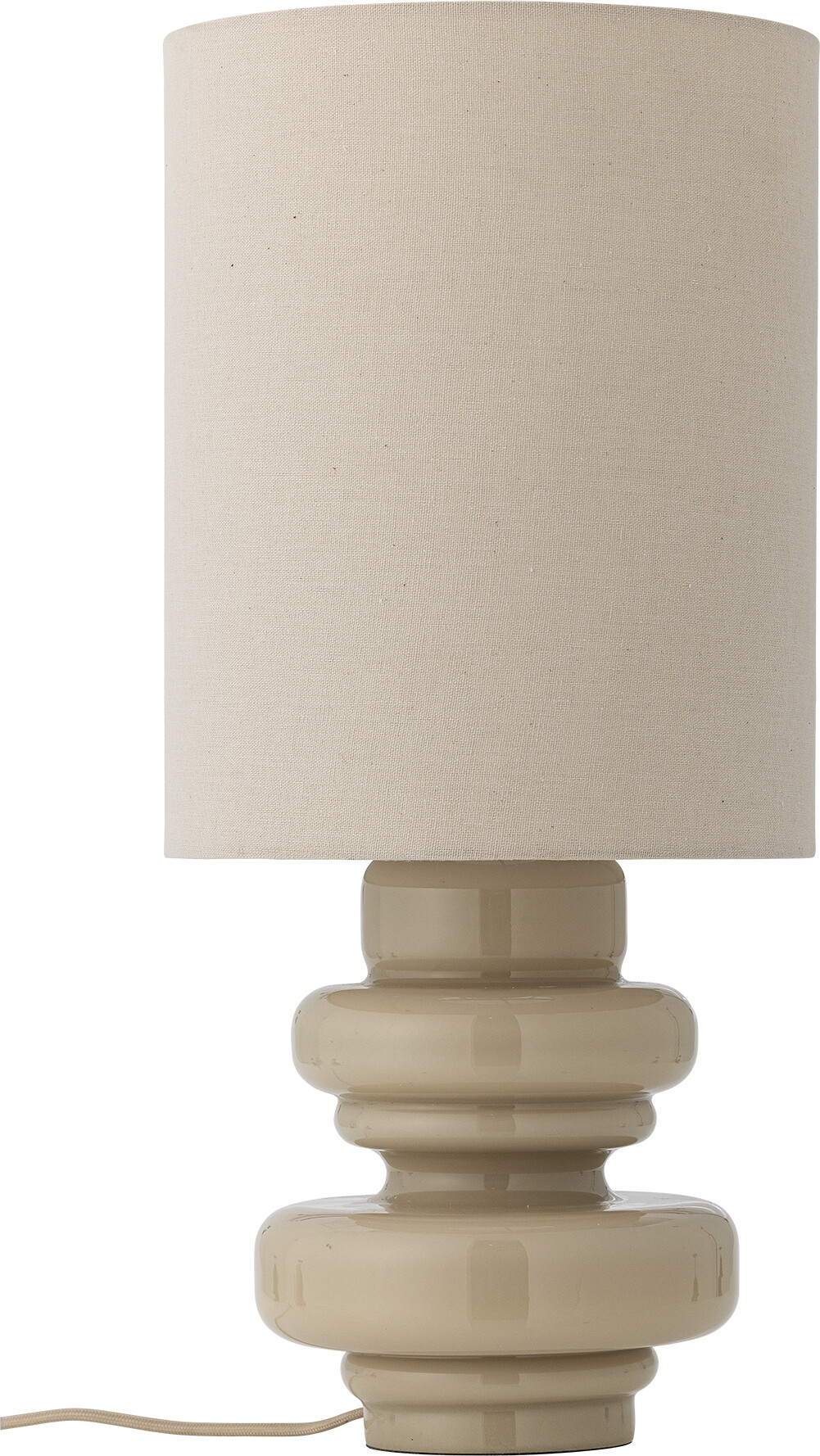 Bloomingville - Fabiola Bordlampe - Natur - Glas - H 51 Cm