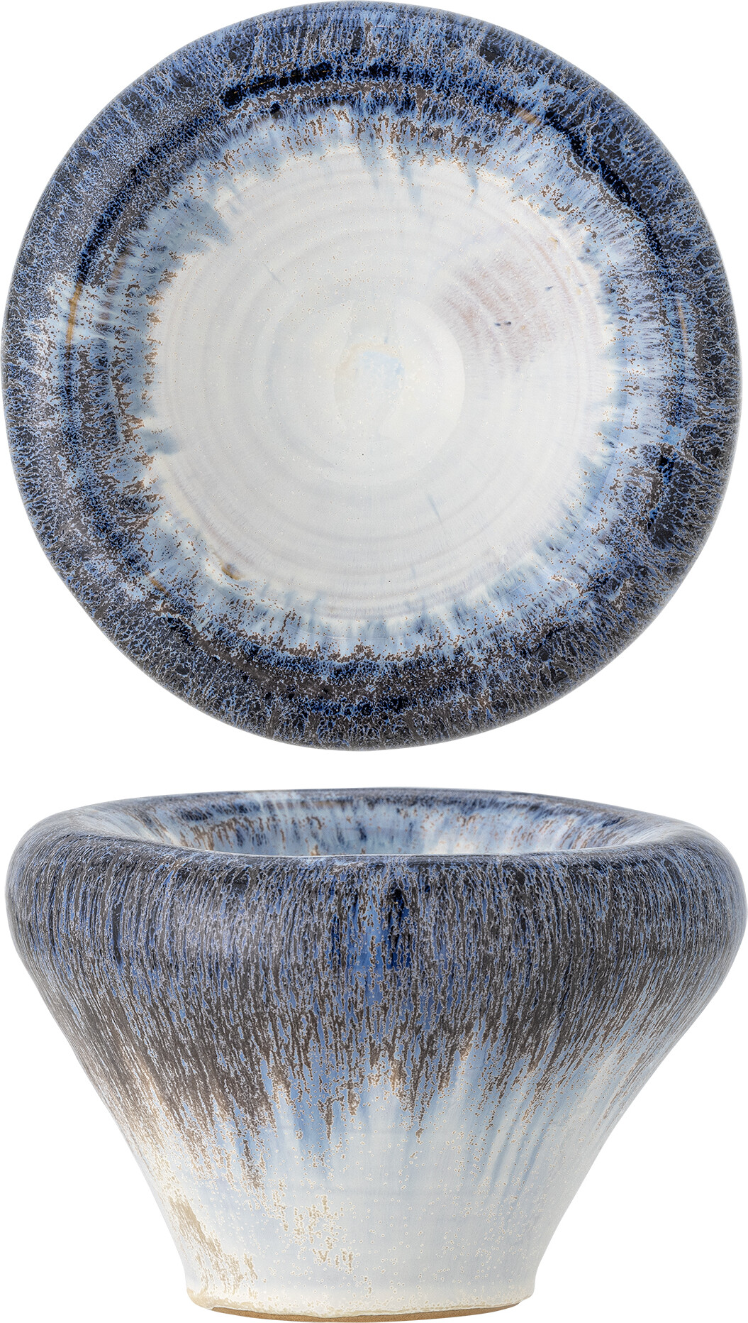 Bloomingville - Finna Skål - Blå - Stentøj