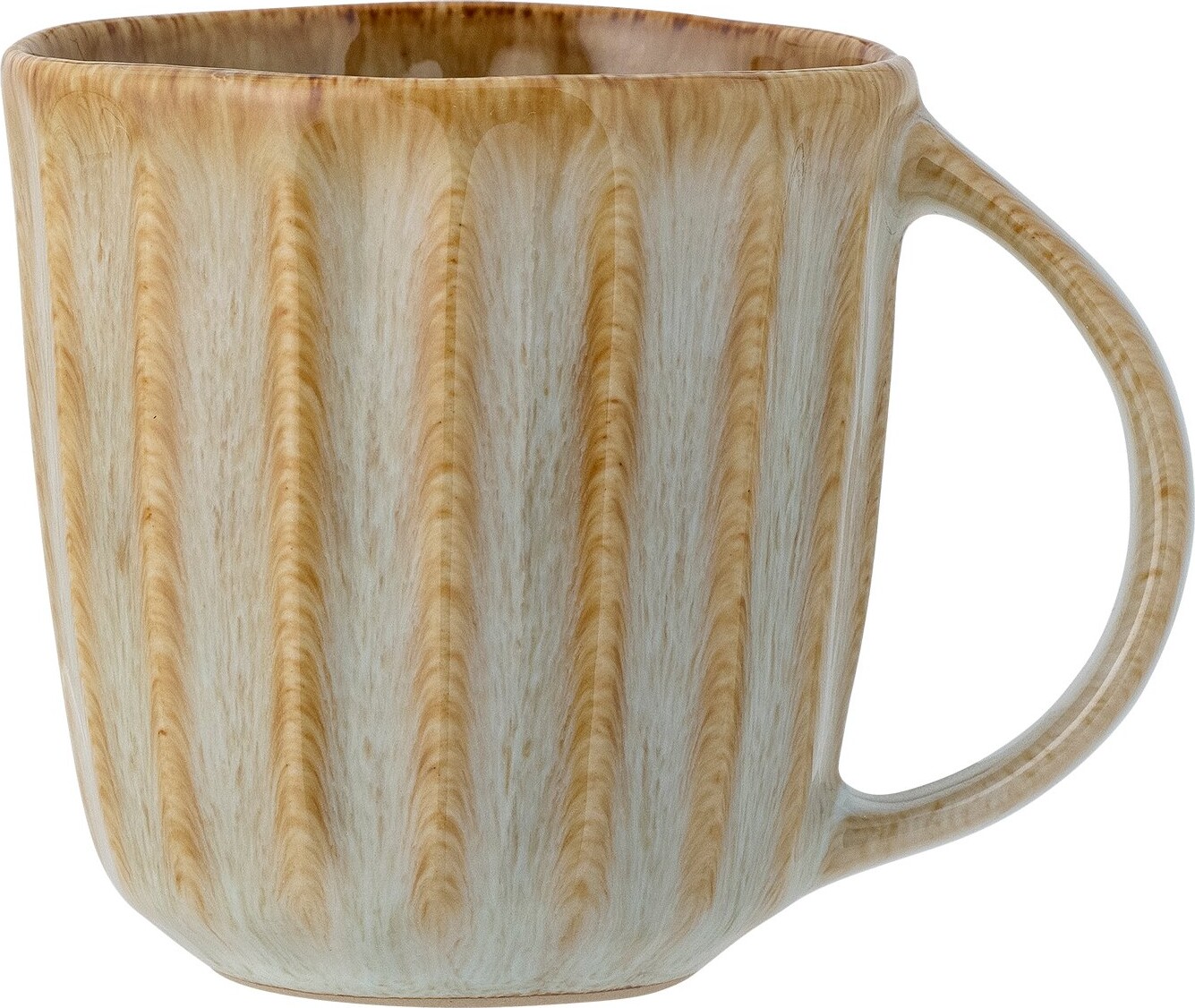 Bloomingville - Fleur Krus Med Hank - Natur - Stentøj Keramik