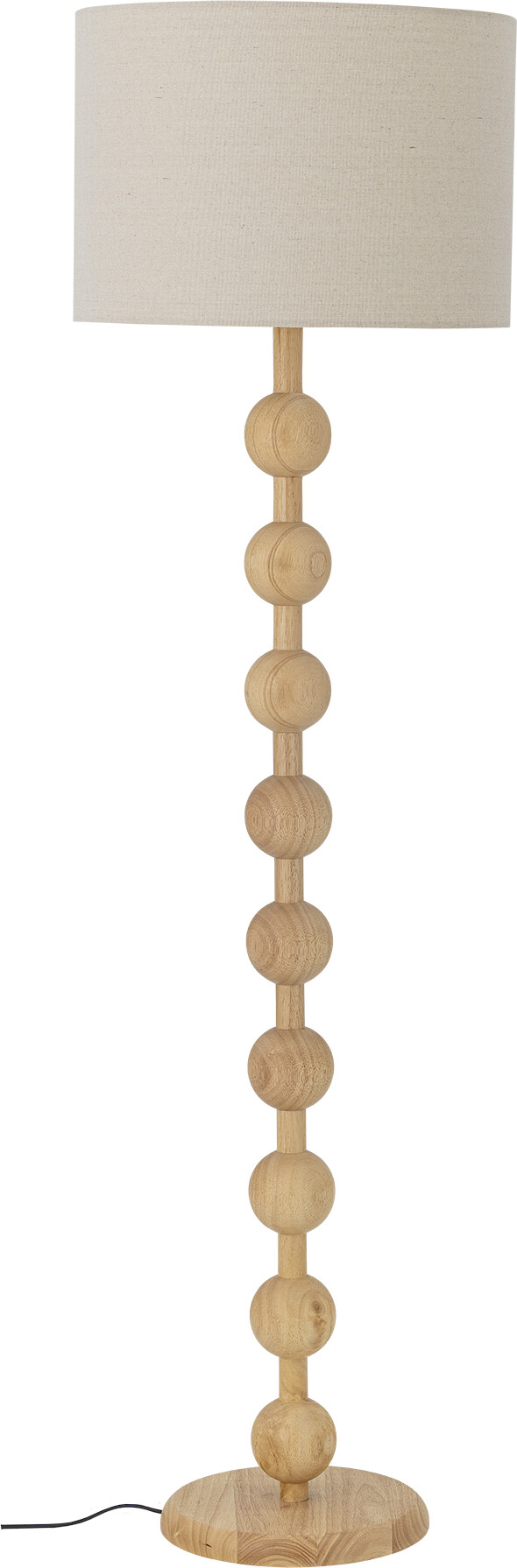 Bloomingville - Giacoma Gulvlampe, Natur, Gummitræ, D44xH154,5 cm