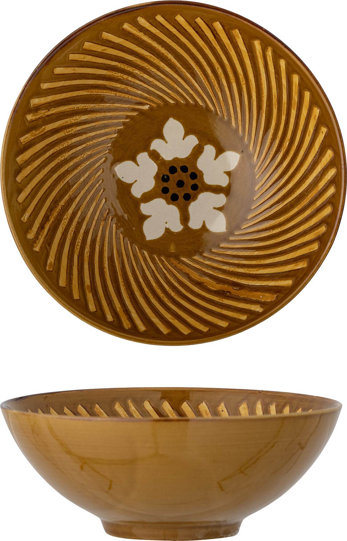 Bloomingville - Heikki Skål - Stentøj Keramik - Ovnfast - ø 19 Cm