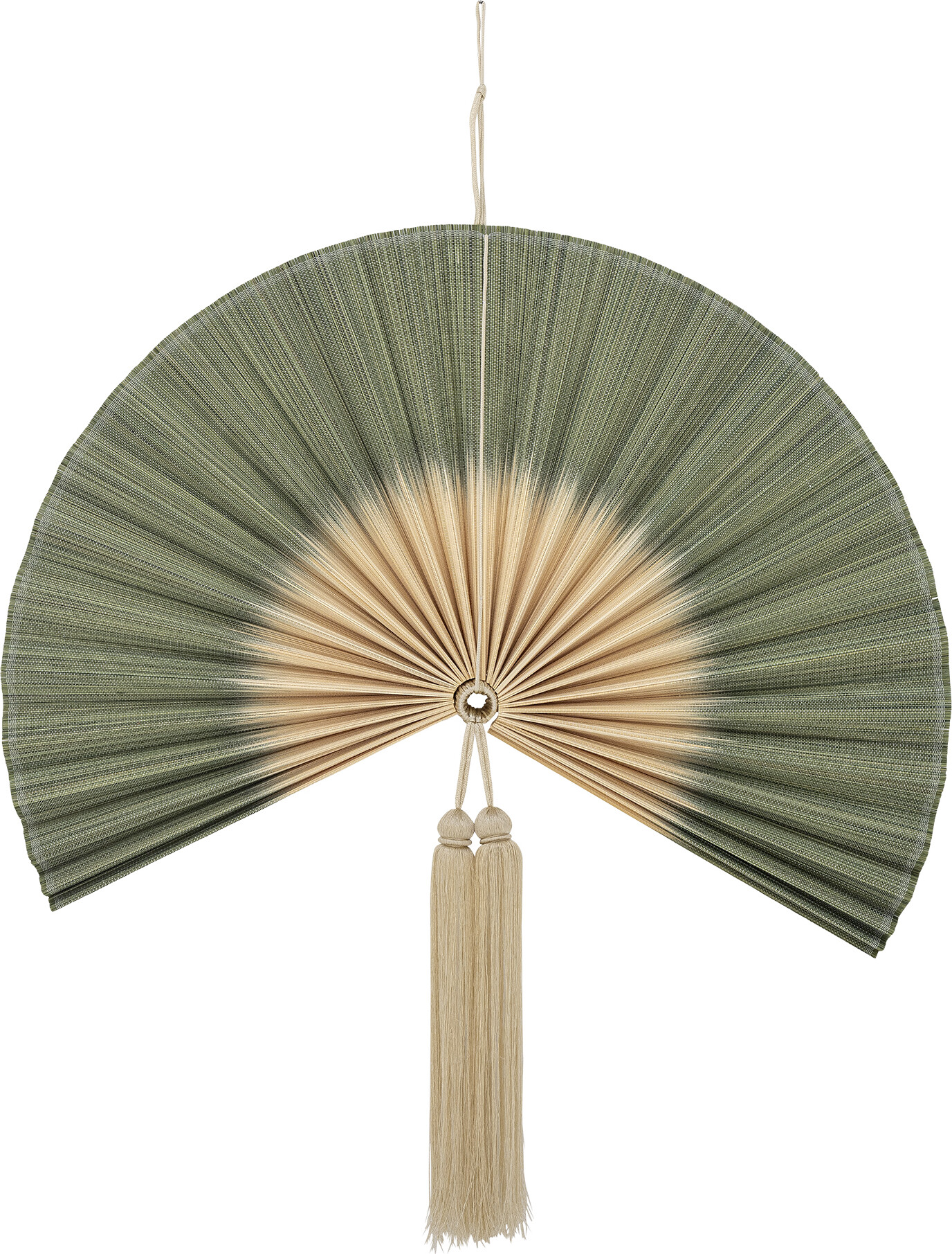 Bloomingville - Jaime Vægdekoration - Grøn - Bambus