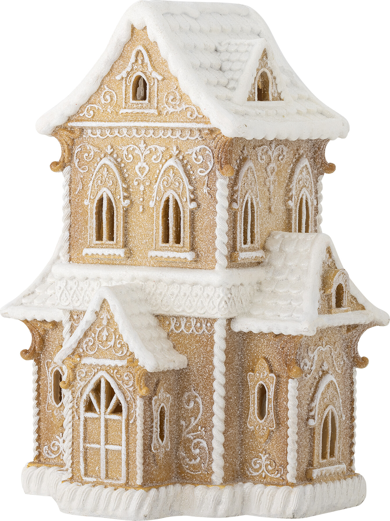Bloomingville - Kevin Deko m/lys, Brun, Polyresin - L21 Ã H37 Ã B27 cm