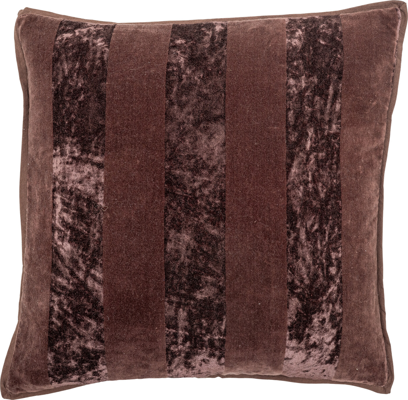 Bloomingville - Kosar Pude - Brun - Bomuld - 45x45 Cm
