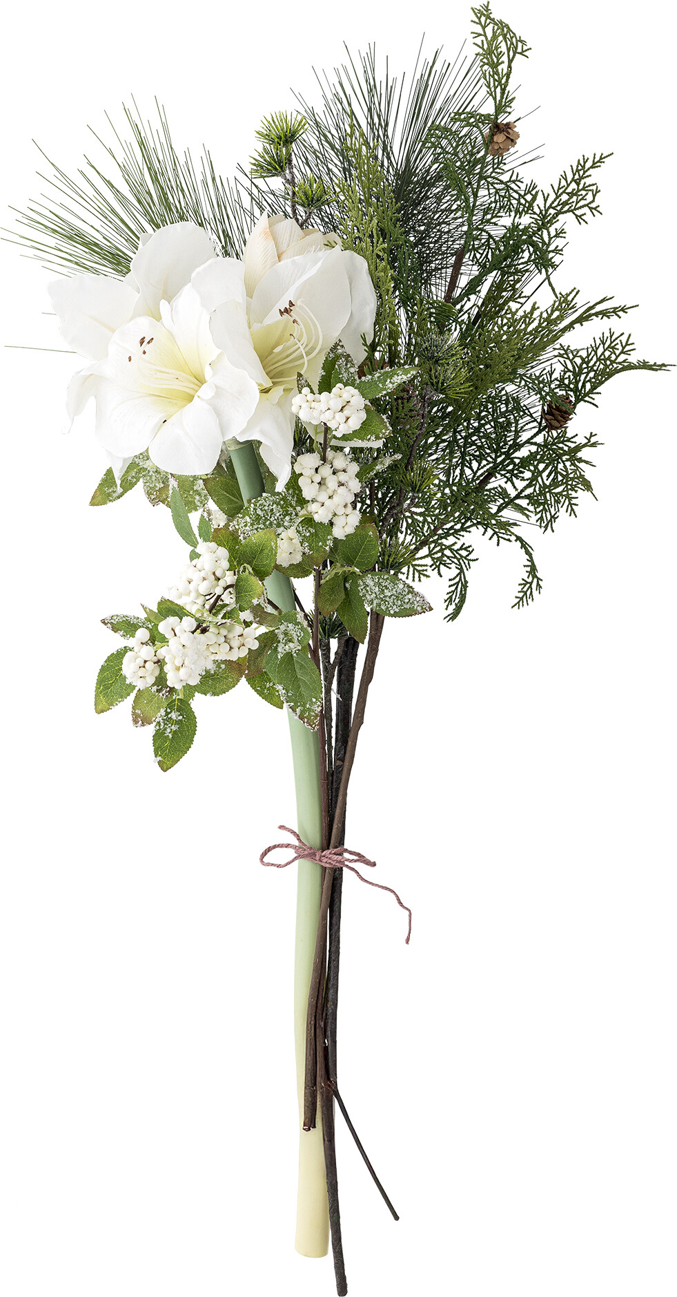 Bloomingville - Kristin Kunstig Buket Blomster - Hvid