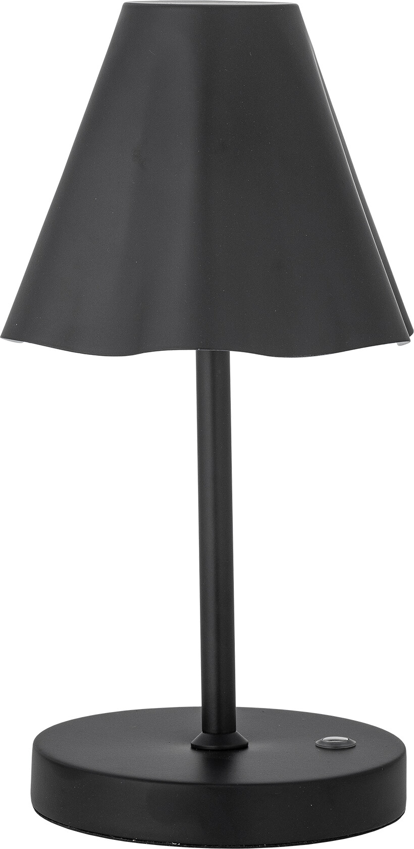 Bloomingville - Lianna Bordlampe - Genopladelig - Sort - Metal