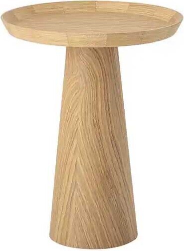 Bloomingville - Luana Sidebord - Rundt - Natur - Egetræ - ø 44 Cm