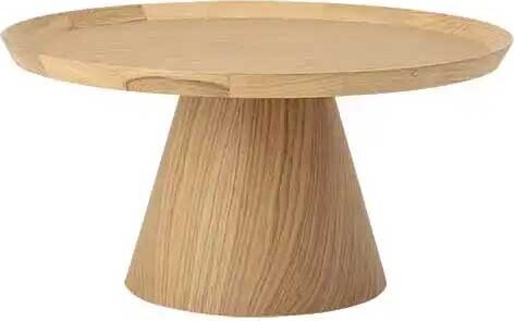 Bloomingville - Luana Sofabord - Rundt - Natur - Egetræ - ø 74 Cm
