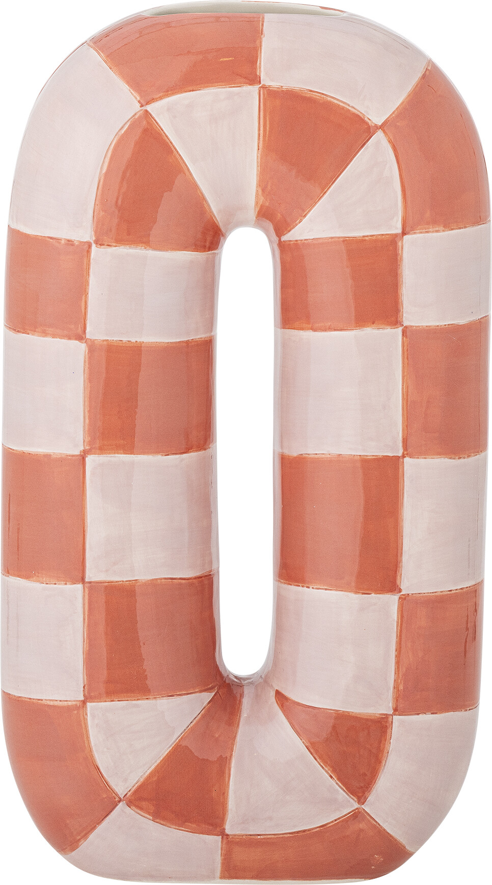 Bloomingville - Mae Vase - Orange - Keramik - 18,5x32x8,5 Cm