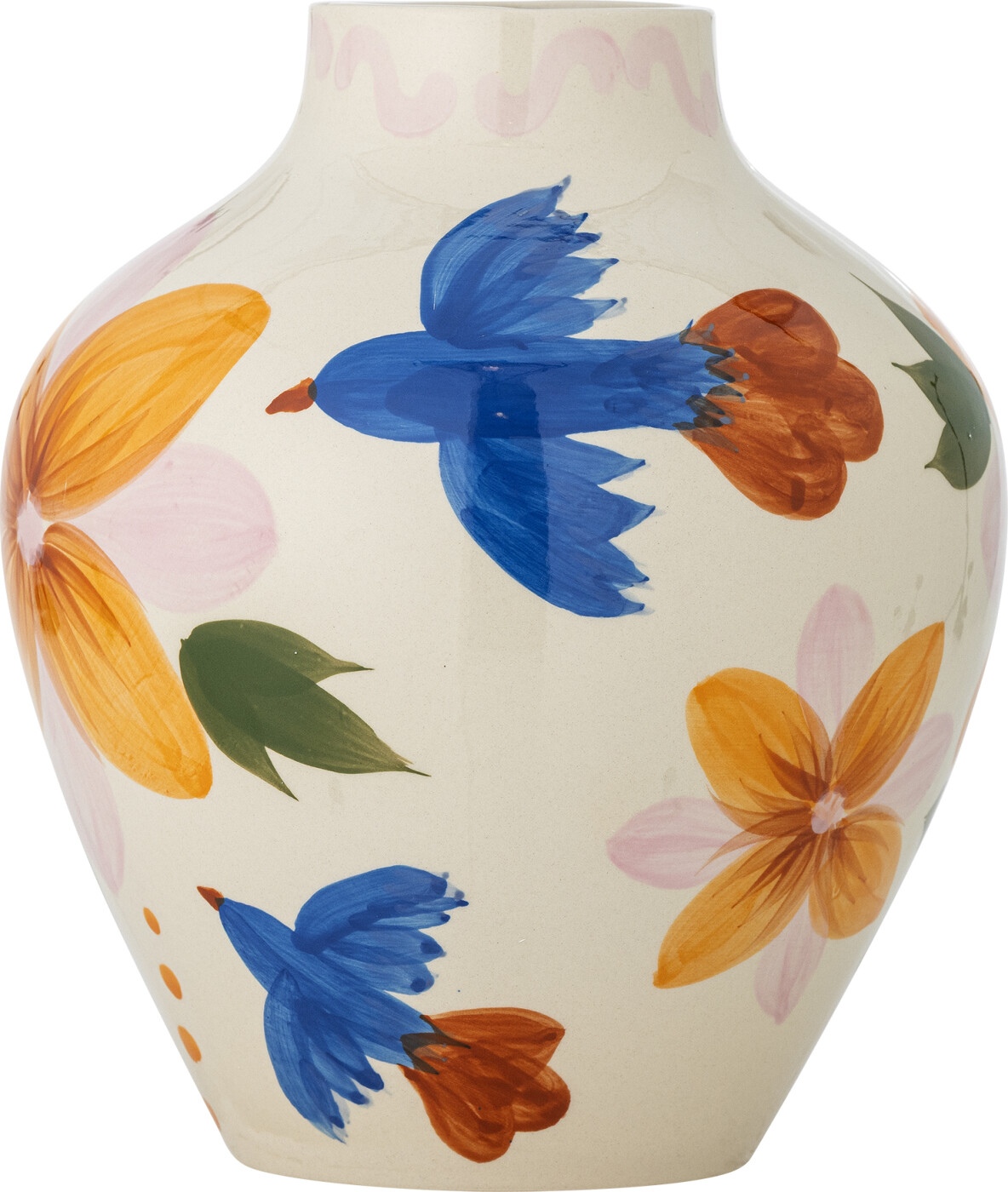 Bloomingville - Vase Maricala - Stentøj - 27x22 Cm
