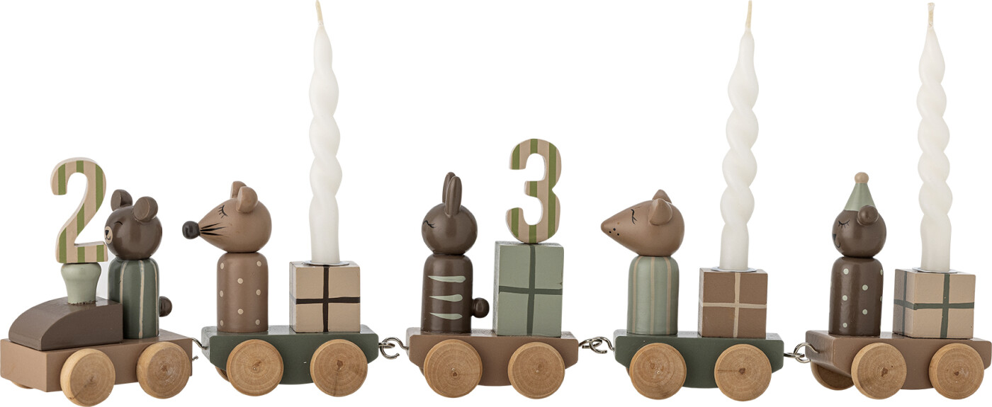 Bloomingville - Junaid Fødselsdagsdekoration, Grøn, MDF, L38xH11xB5 cm