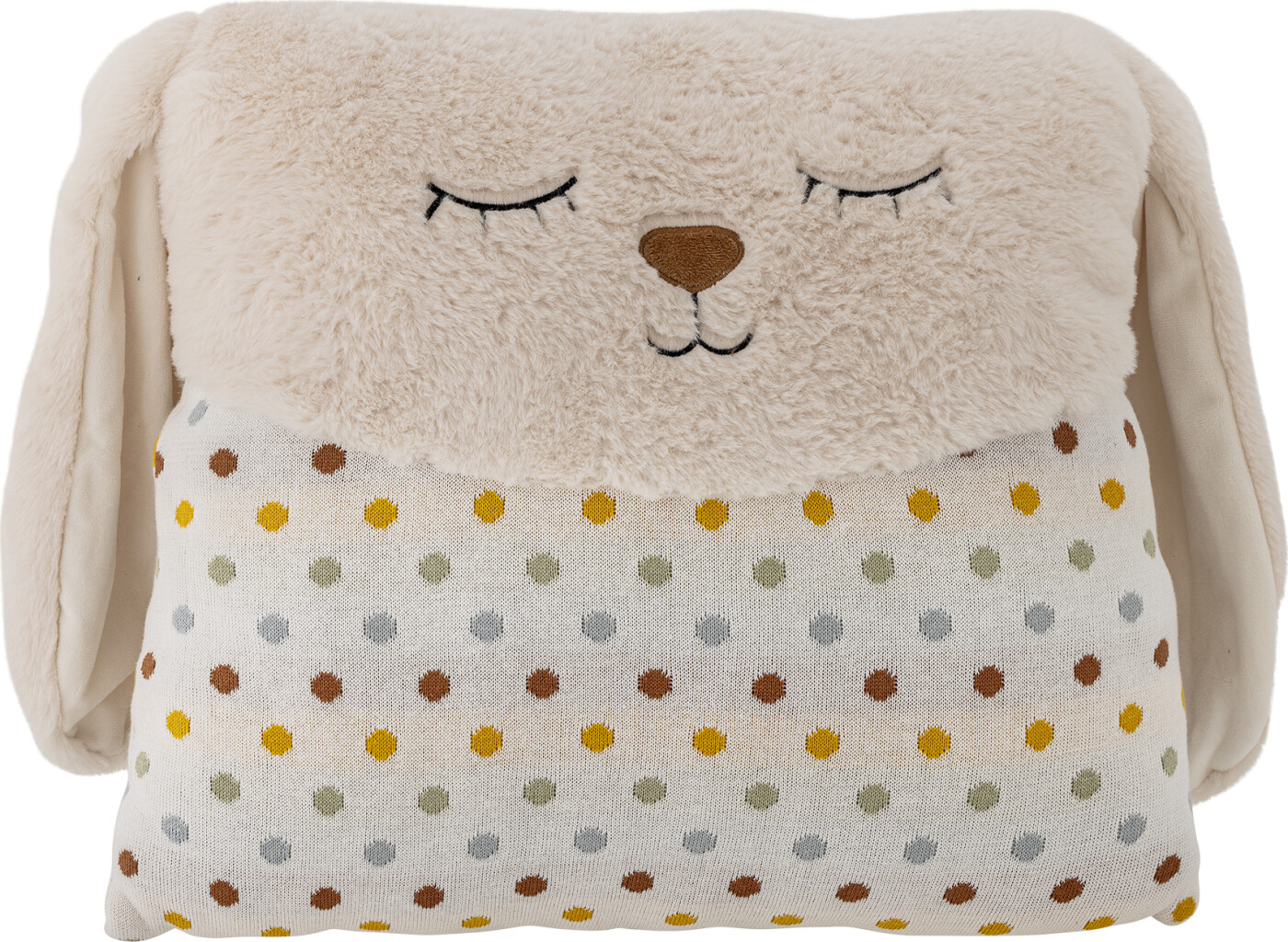 Bloomingville - Villja Bamse, Multifarvet, Bomuld, L45xW45 cm