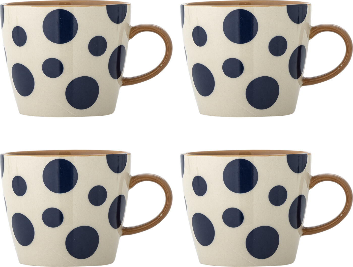 Bloomingville - Miri Krus, Multifarvet, Stentøj, D9,5xH8 cm, Set of 4