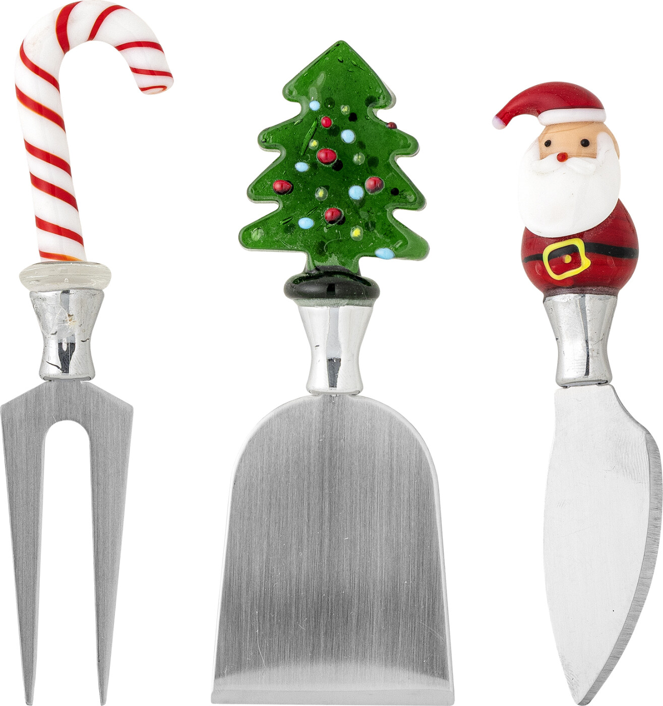 Bloomingville - Misa Ostesæt, Rød, Glas, L19,5xH4,5xW17 cm, Set of 3