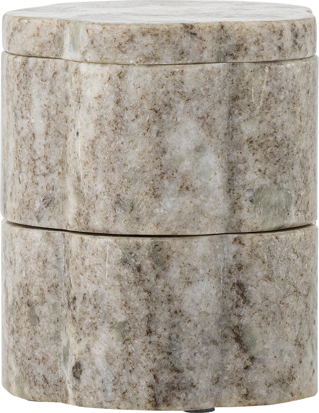 Bloomingville - Nezli Krukke m/låg, Natur, Marmor, L9xH11,5xW9 cm