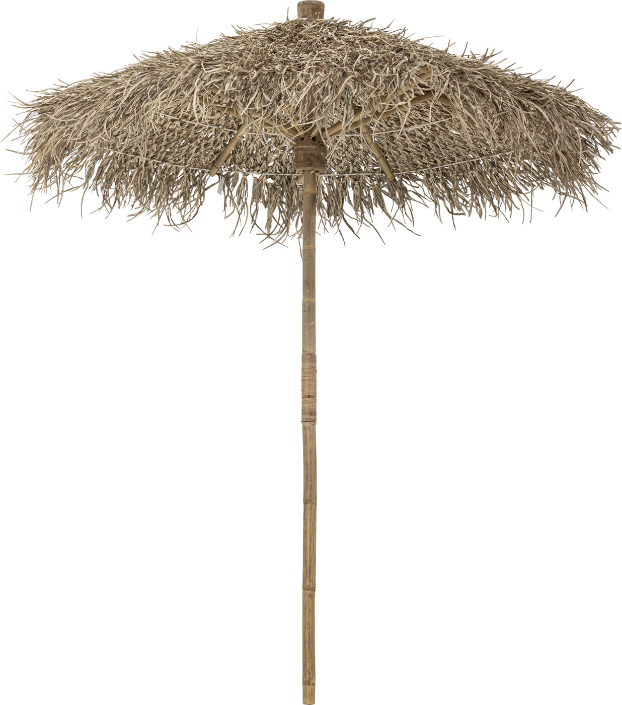 Bloomingville - Noia Parasol - Natur - Bambus - 204x160 Cm