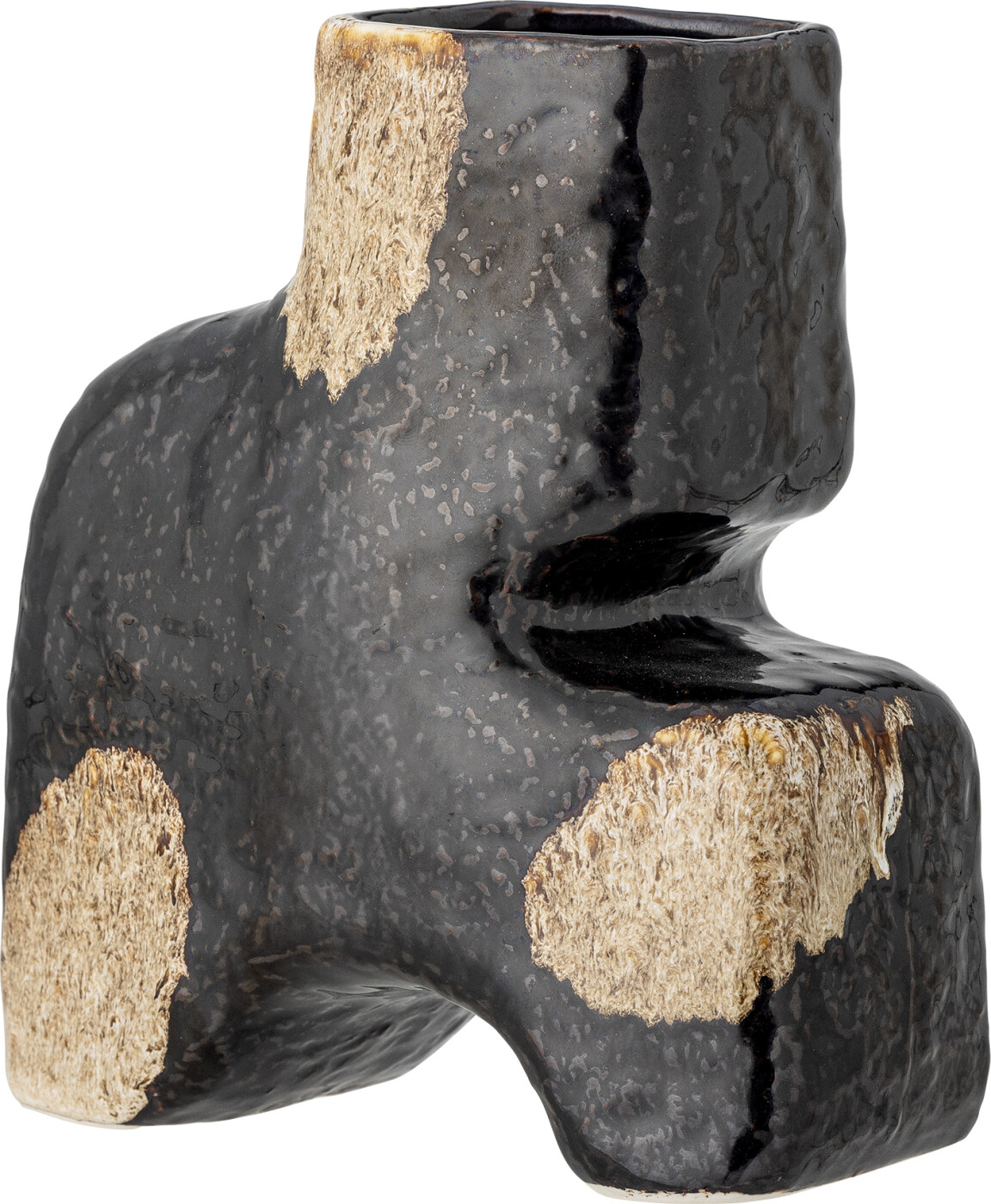 Bloomingville - Ollia Vase - Sort - Stentøj Keramik