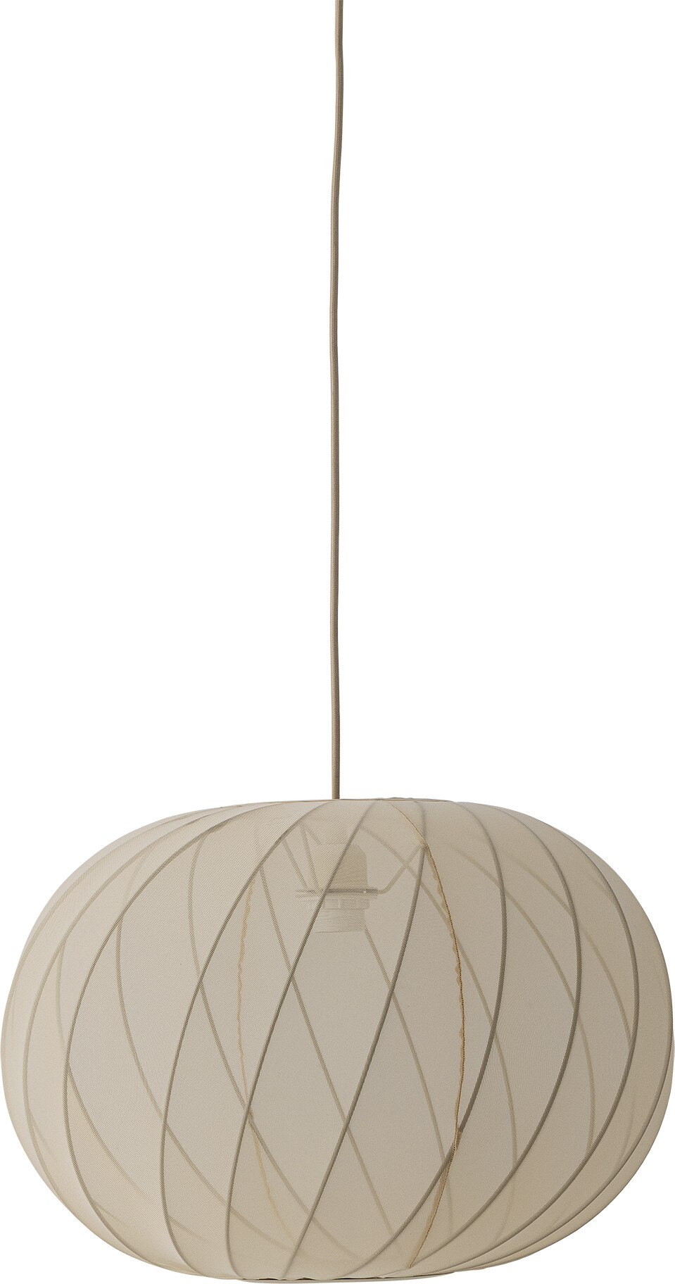 Bloomingville - Piola Pendel, Natur, polyester - Ø50 Ã H35 cm