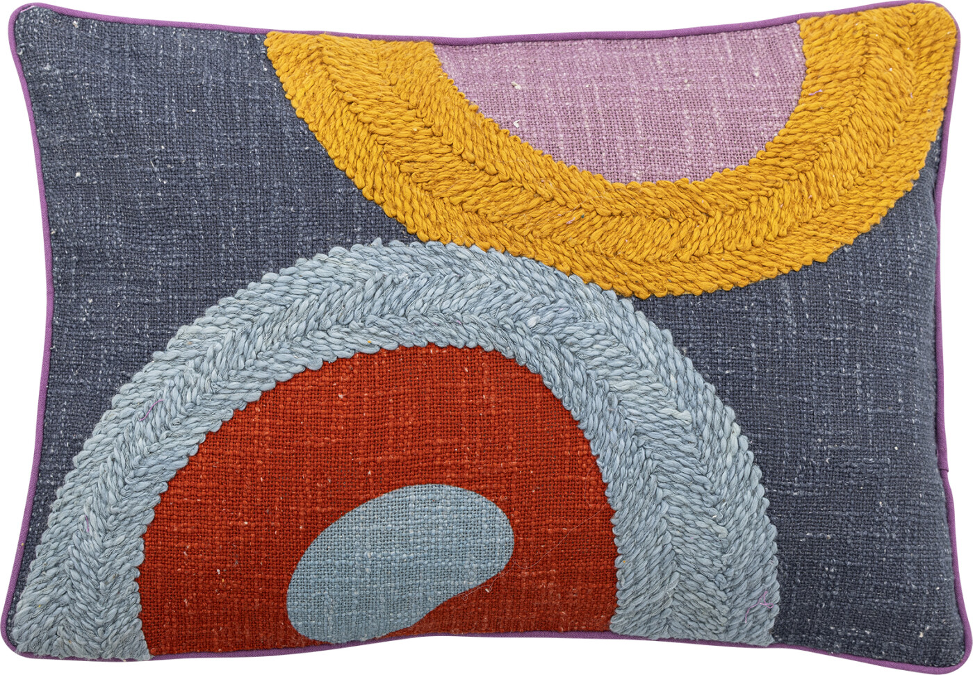 Bloomingville - Polivia Pyntepude - Bomuld - 50x35 Cm - Multifarvet