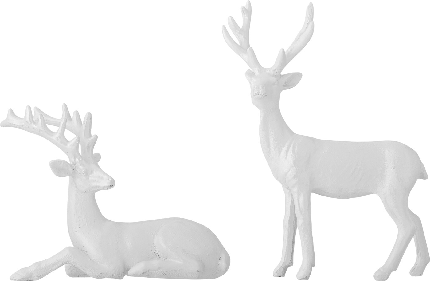 Bloomingville Julepynt - Danser Figur Sæt - Hvid - Polyresin