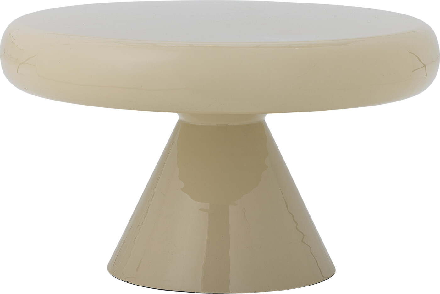 Bloomingville - Ricko Sofabord - Rundt ø 60 Cm - Natur - Metal