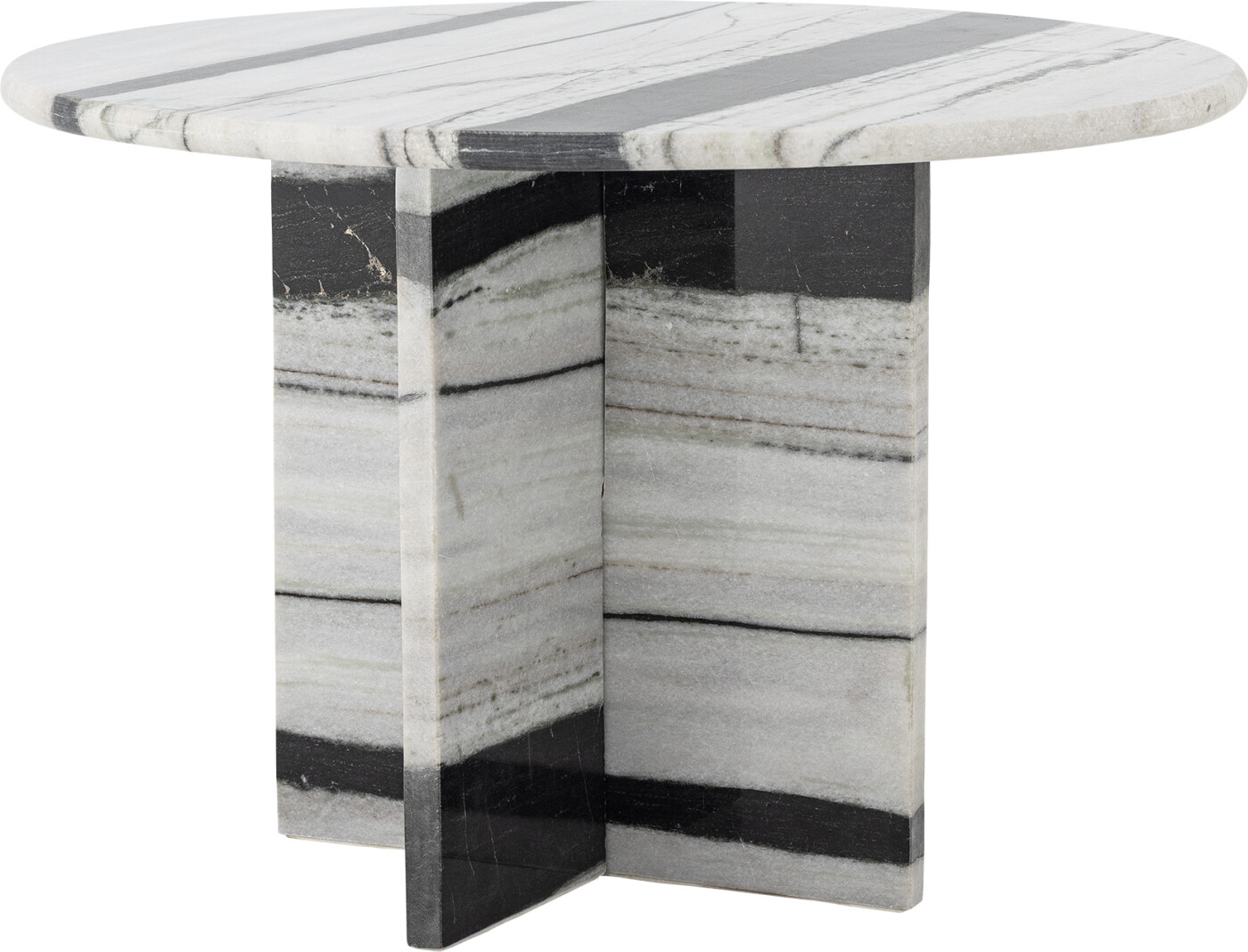 Bloomingville - Rosito Sofabord - Hvid - Marmor - Rundt - 41 Cm