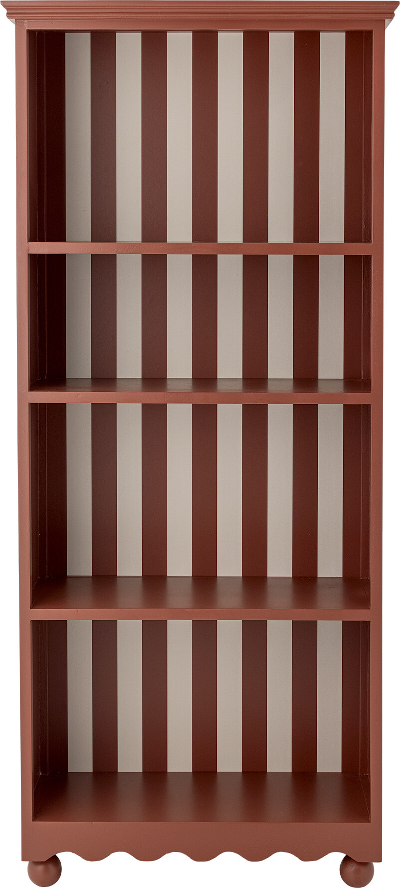 Bloomingville Bogreol - Sasha - Rød - Mdf - 66x151,5x32 Cm