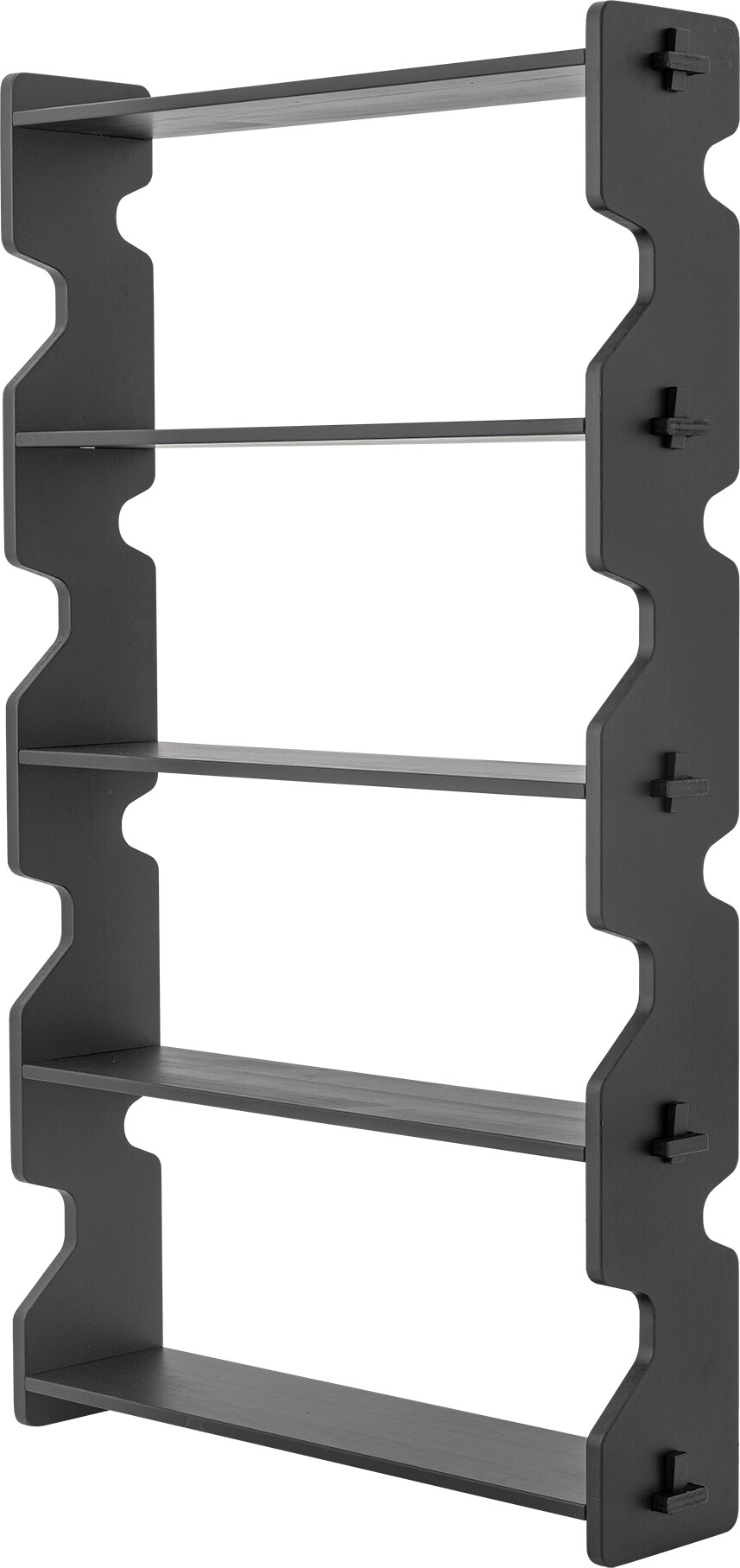 Bloomingville - Savoya Hylde Reol - Sort - Fyrretræ