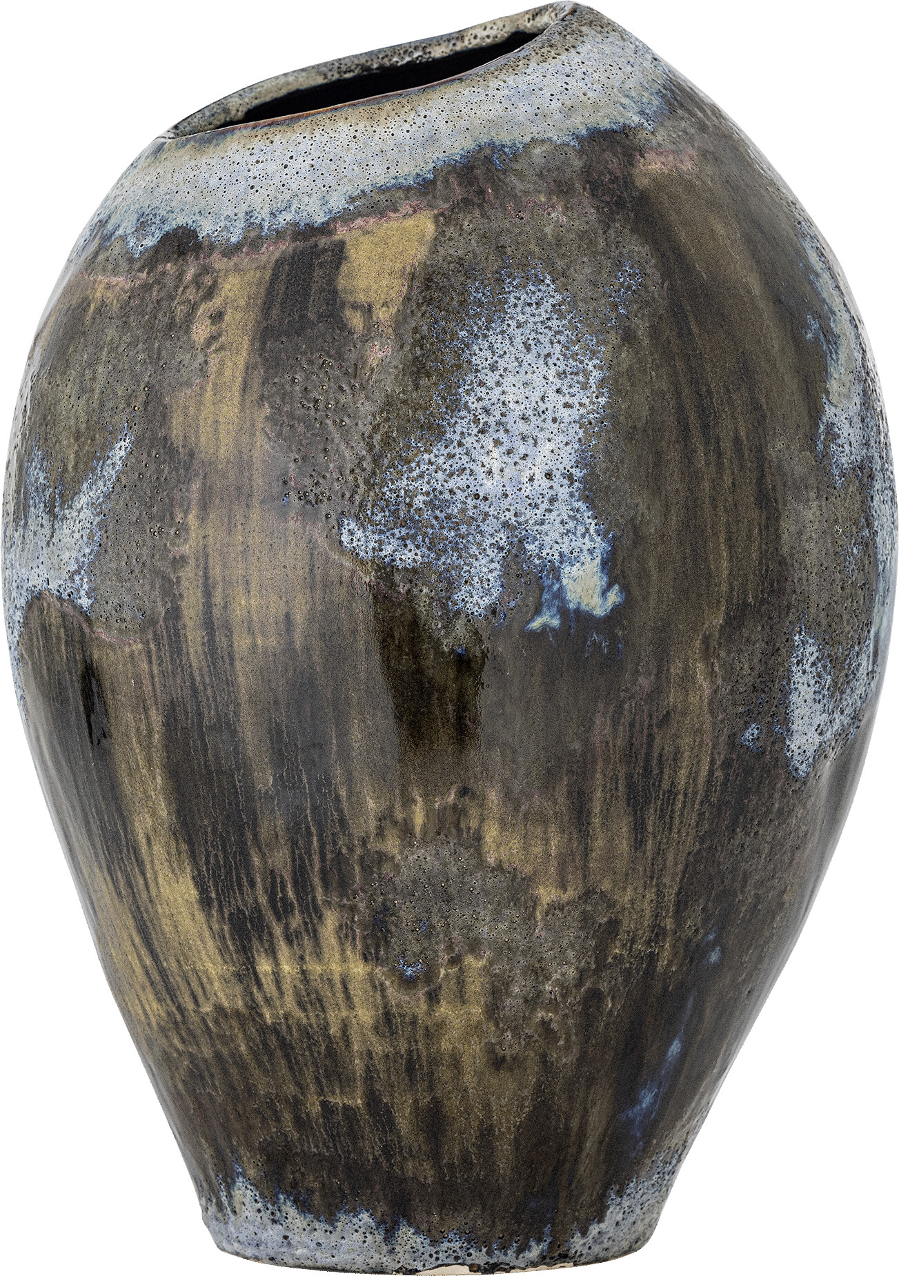 Bloomingville - Senja Vase - Brun - Stentøj Keramik