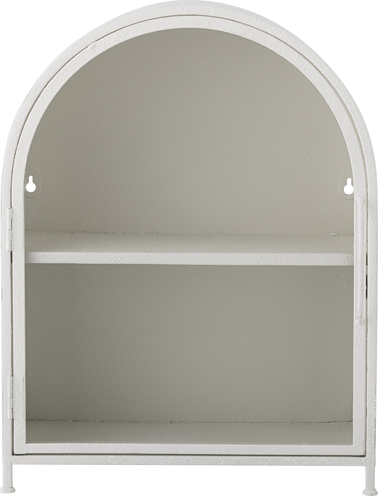 Bloomingville - Soria Skab Med Glaslåge - Hvid - Metal