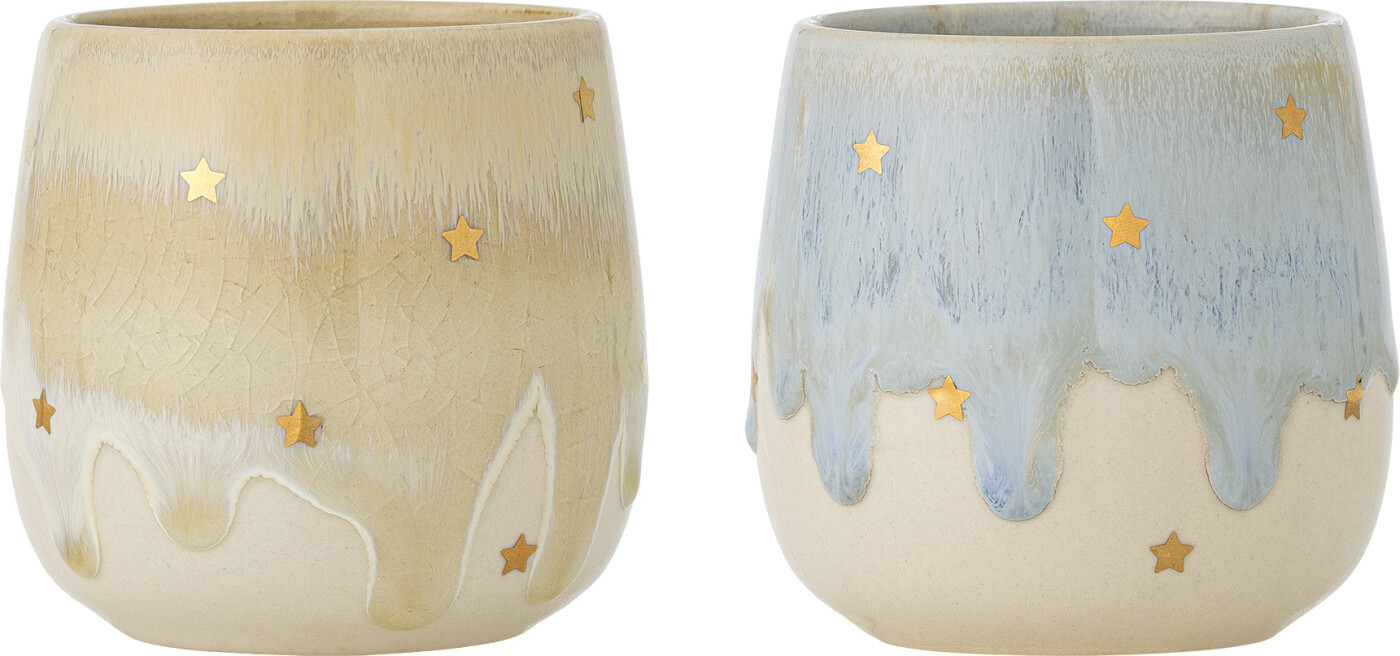 Bloomingville - Starla Julekopper - Stjerner - 350 Ml - 2 Stk.