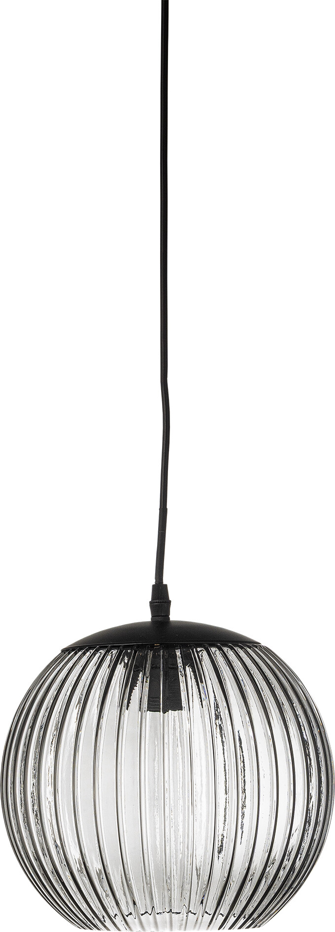 Bloomingville - Sybia Glas Pendel Lampe - Grå