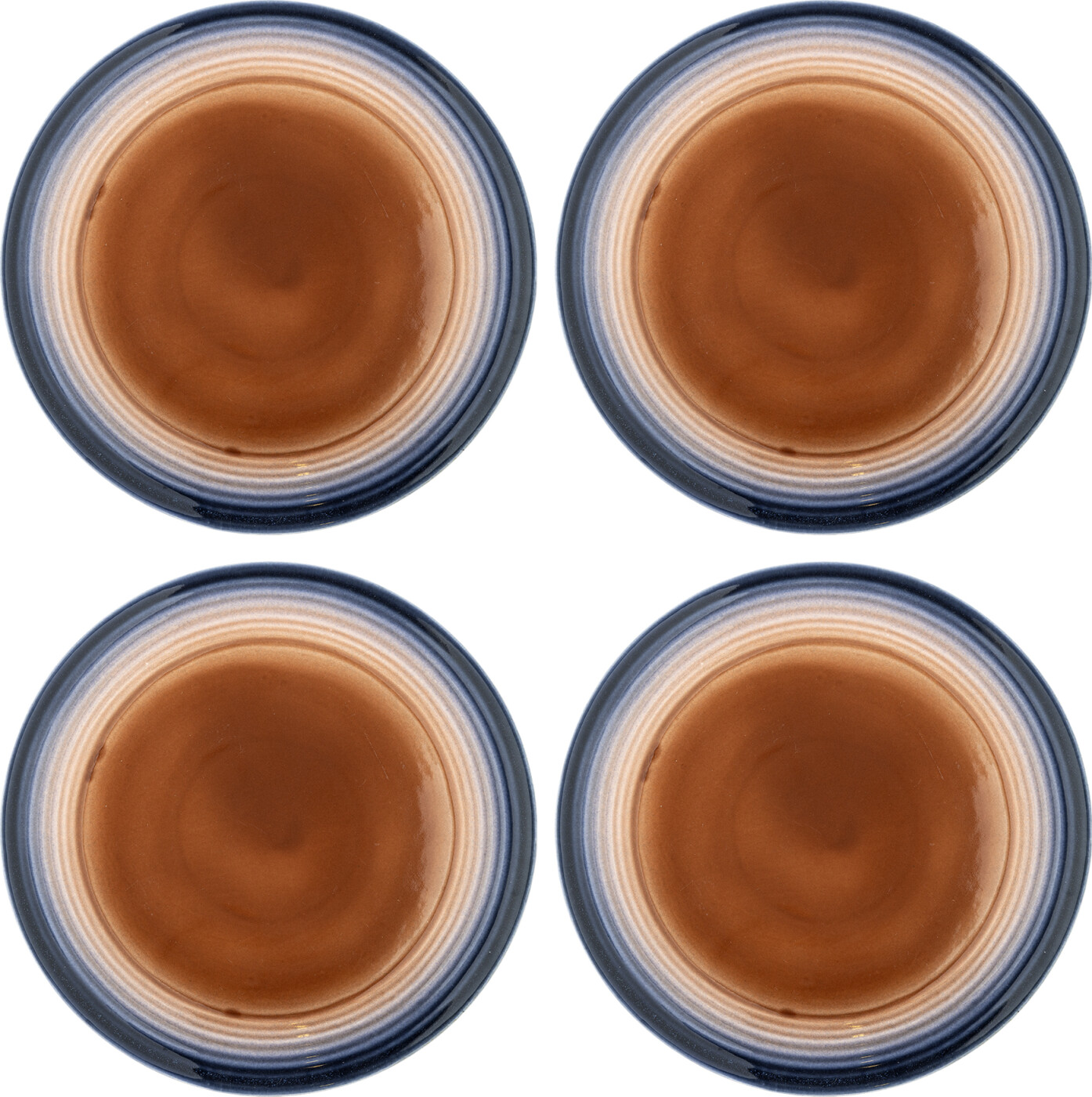 Bloomingville - Tatum Tallerken, Multifarvet, Stentøj, D27xH2,5 cm, Set of 4