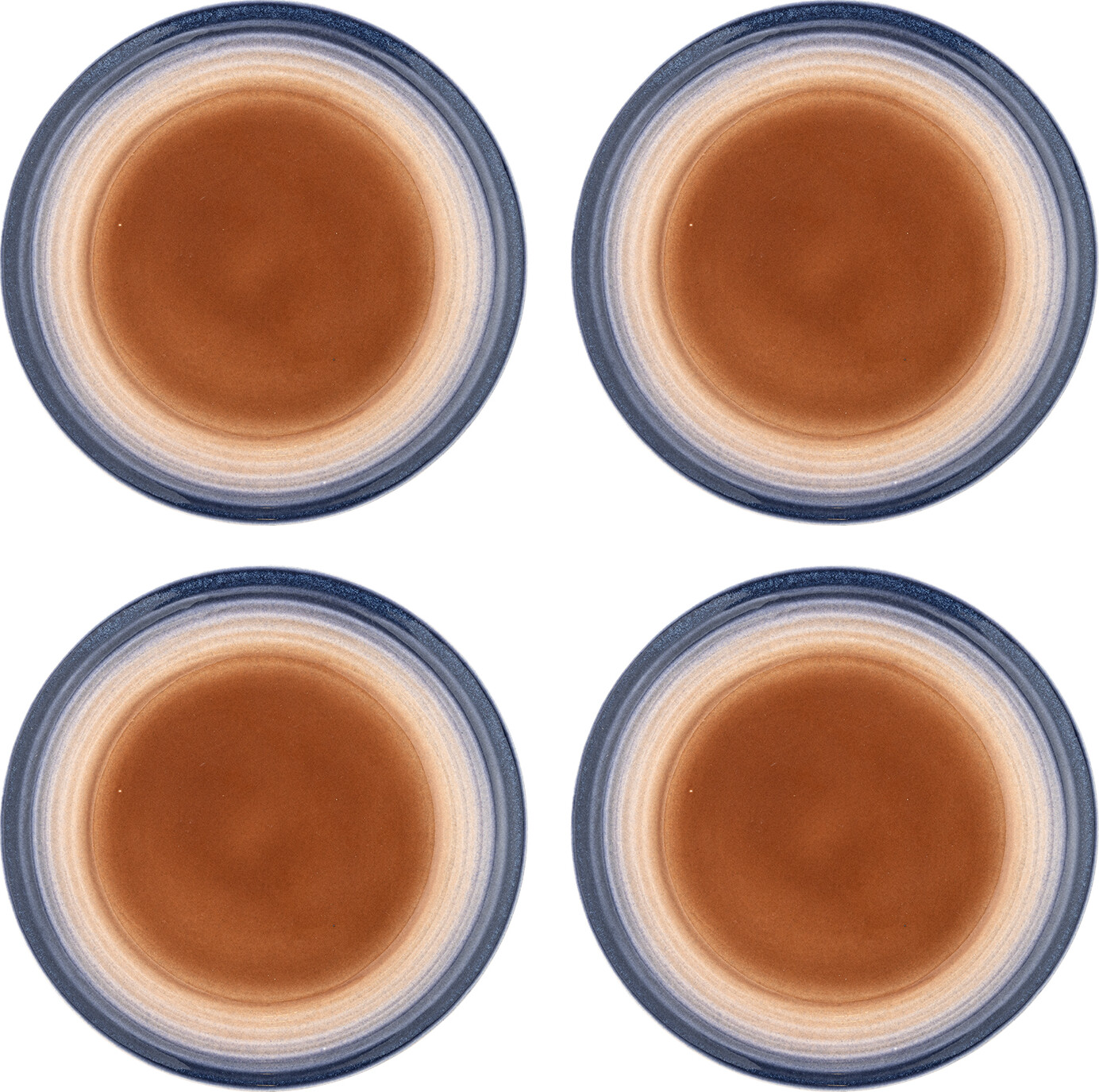 Bloomingville - Tatum Tallerkener - Multifarvet - Stentøj - 4 Stk.