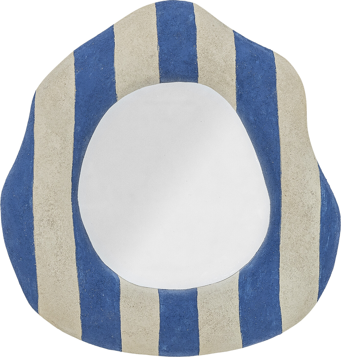 Bloomingville - Travis Spejl Til Væg - Blå - Polyresin