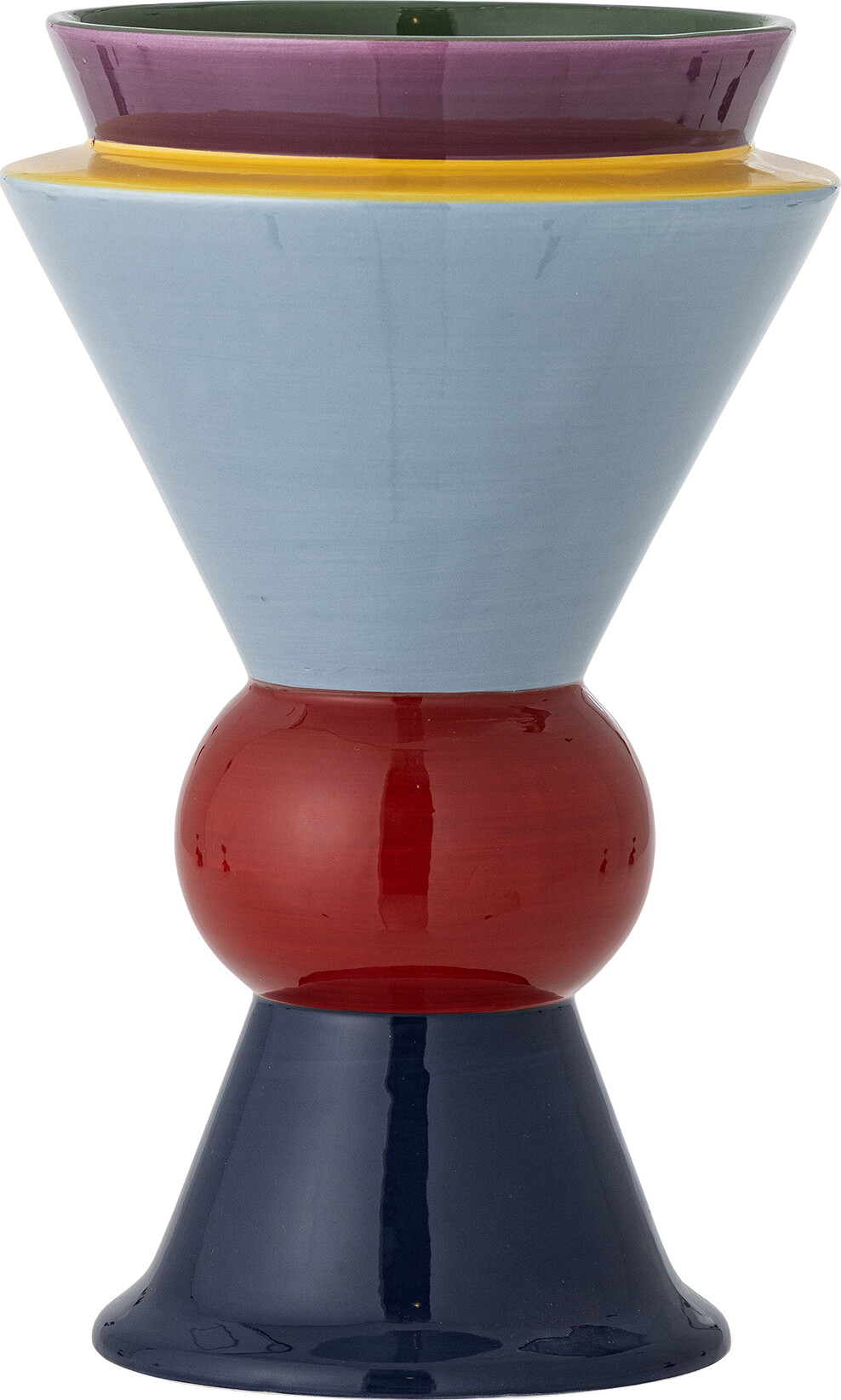 Bloomingville - Trilla Vase - Multifarvet - Keramik
