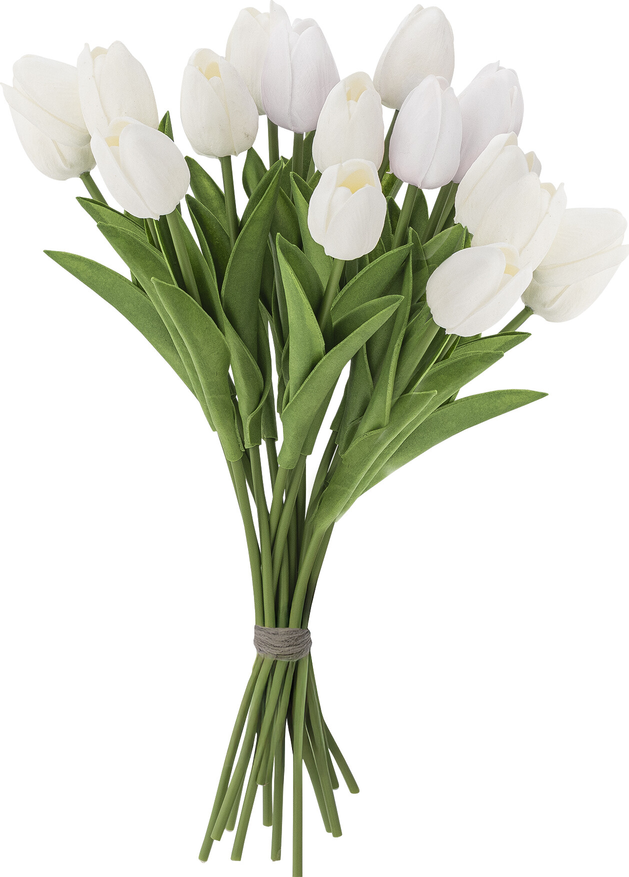 Bloomingville - Kunstig Blomster Buket - Tulipaner - Hvid