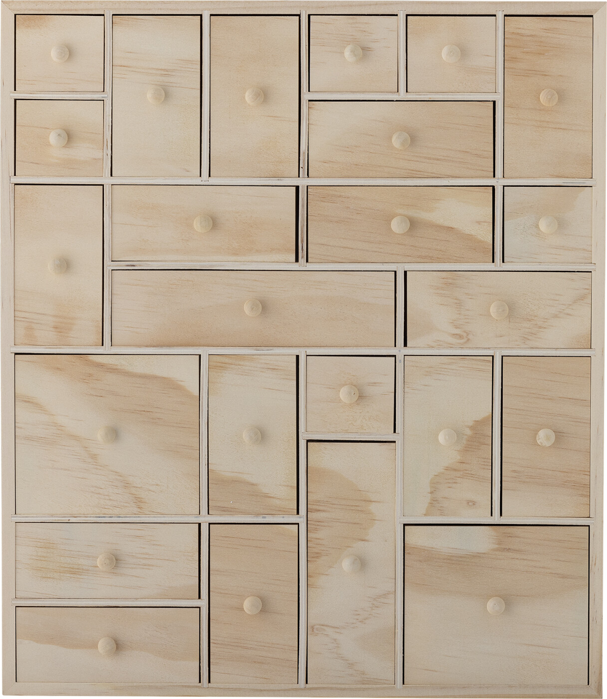 Bloomingville - Valery Kasse Med Skuffer - Natur - Fyrretræ