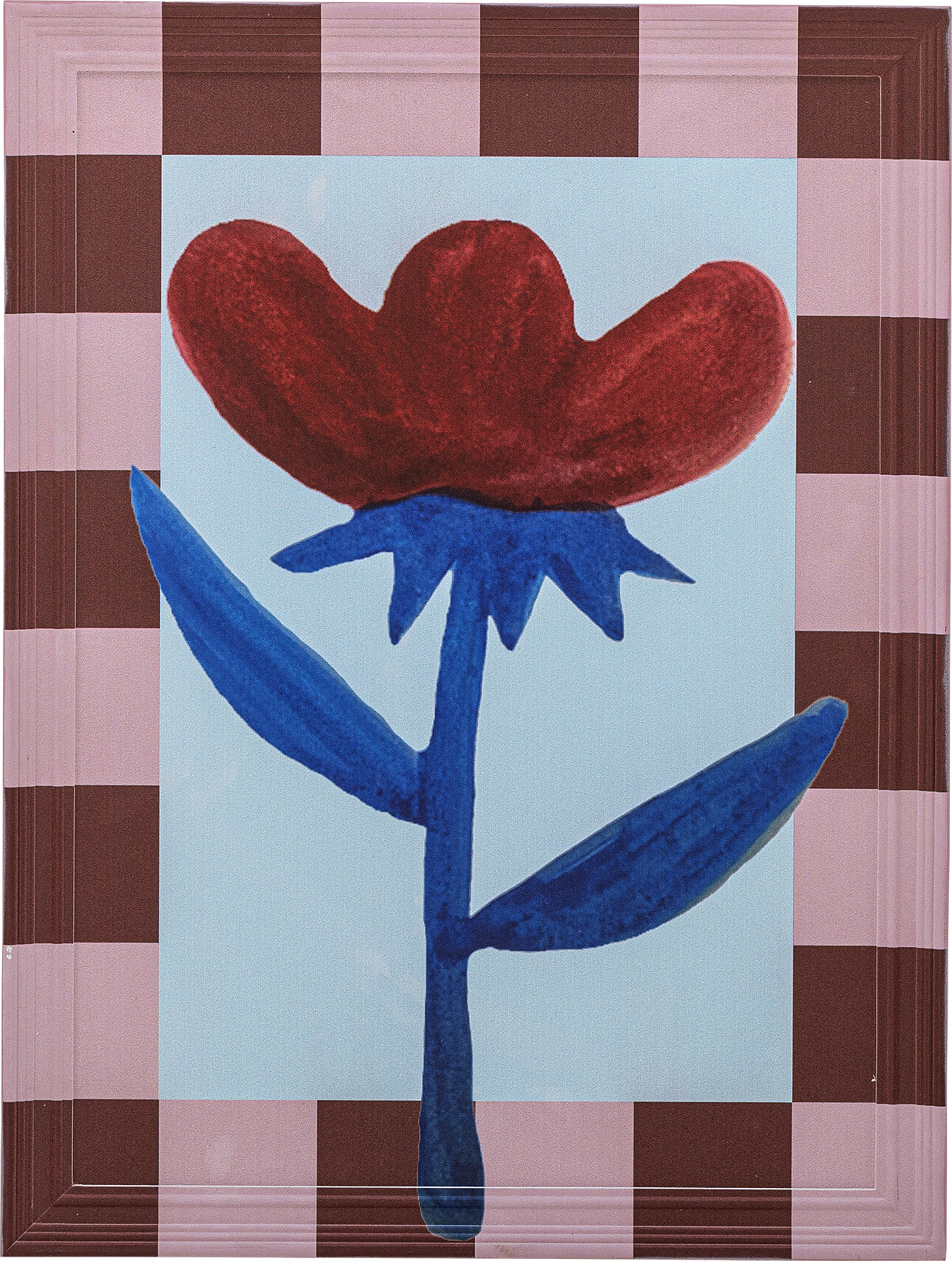 Bloomingville - Vinia Plakat Med Ramme - 40x53 Cm - Fyrretræ