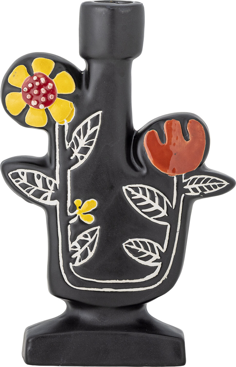 Bloomingville - Vivielle Lysestage - Multifarvet - Stentøj Keramik