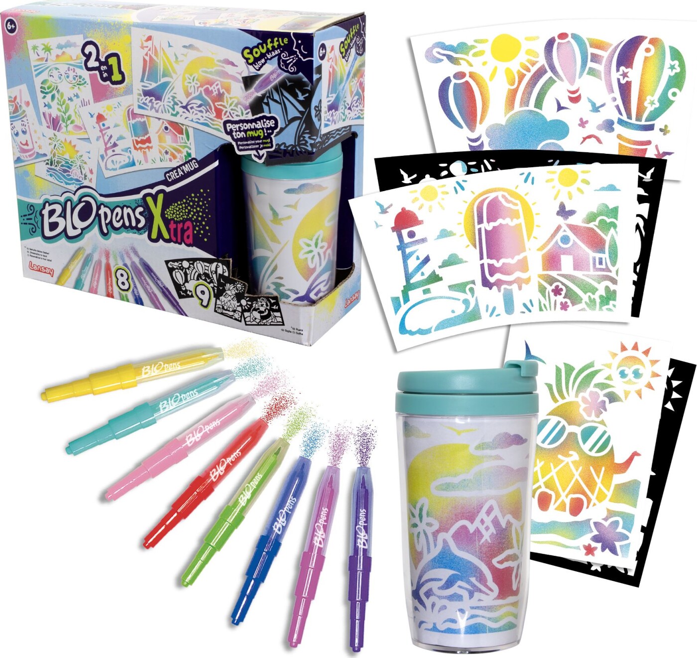 Blopens - Xtra Krea Krus 2-i-1