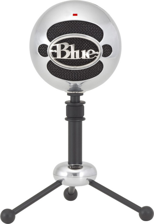 Blue Snowball Usb Mikrofon Til Pc – Børstet Aluminium