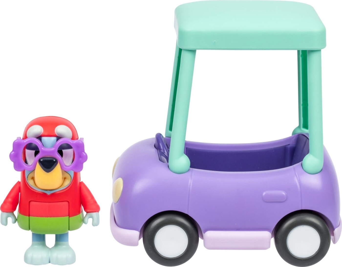 Bluey - Granny Vehicle With Janet - Bedstemor Bil Med Figur